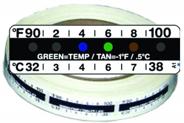 Temperature Strips by the roll or pack 