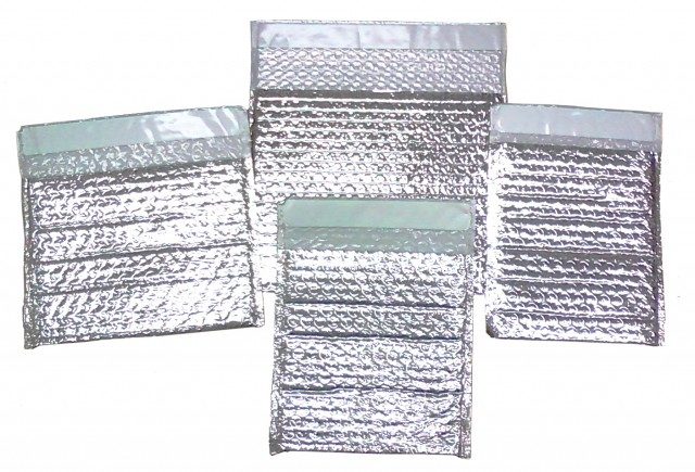 Foil Bubble Pouch Mailers available in various sizes 