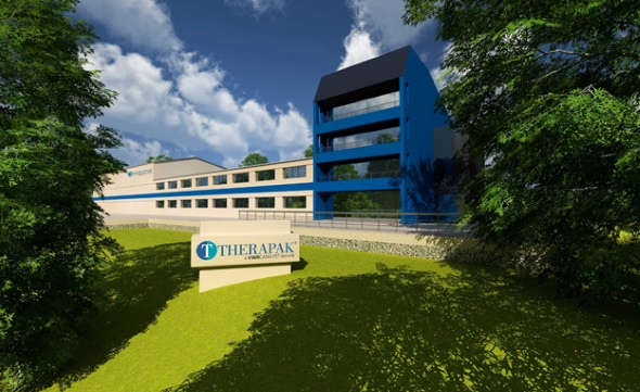 Therapak's Prague Facility, architect's rendering