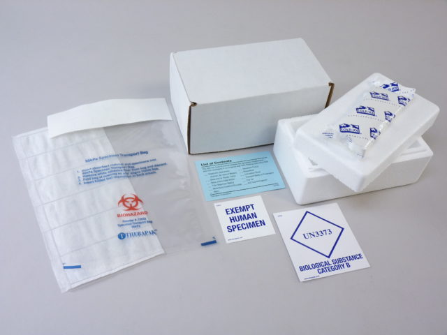 Protected Ambient Category B Shipper with Cooler and Gel Refrigerant Pack 